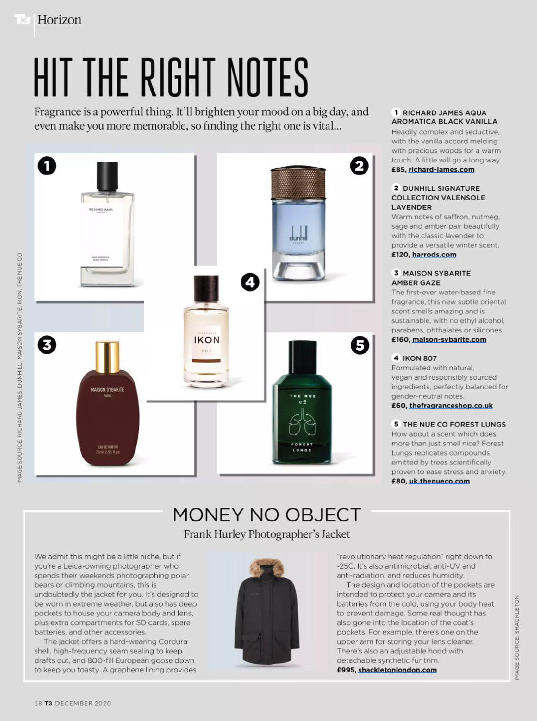 Richard James Black Vanilla Seen on T3.com